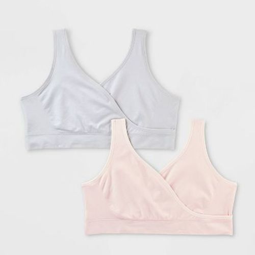 Women's 2pk Nursing Unlined V-Neck Bralette - Auden™