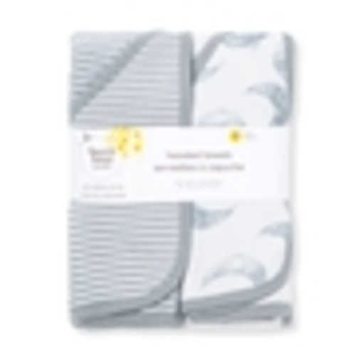 Hello Moon Organic Knit Terry Towels Set of 2