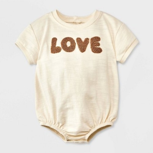 Grayson Mini Baby Kids' Love Graphic Romper - Off-White, Size: Infant3-6M