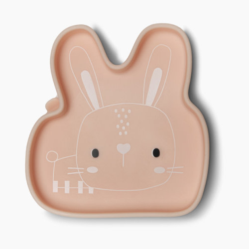 Loulou Lollipop Born to be Wild Silicone Snack Plate - Bunny