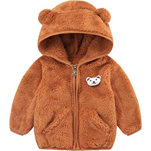 Tumaron Baby Boy Fleece Jacket Girl Winer Clothes Coat Toddler Boy'S Clothing Sweater