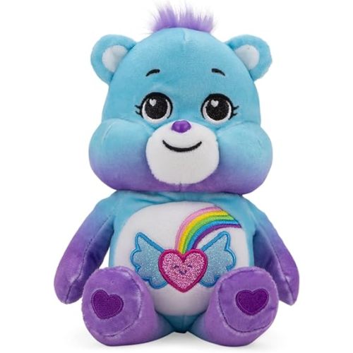 Care Bears Basic Bean Plush (Glitter) - Dream Bright Bear Small