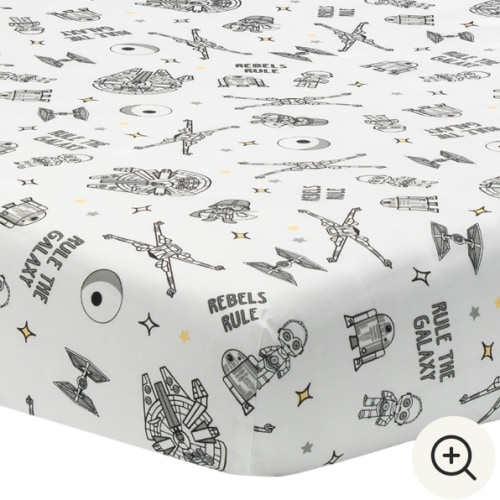 Star Wars Signature Rebels Rule Cotton Fitted Crib/Toddler Sheet – Lambs & Ivy