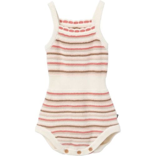 Modern Moments™ By Gerber Baby Girls' Crochet Sunsuit, Medium Teal, 0-3 Months