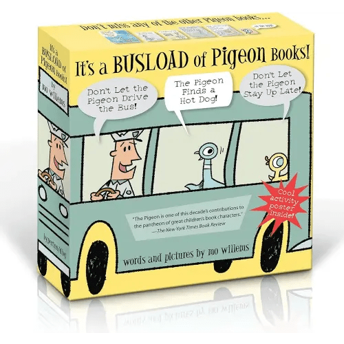 It's a Busload of Pigeon Books!-NEW ISBN