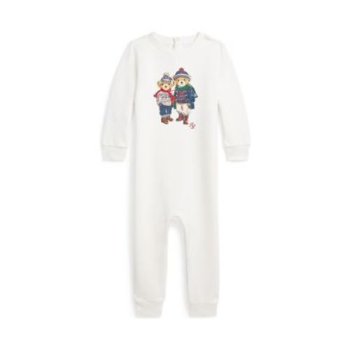Baby Boys Polo Bear Fleece Coverall