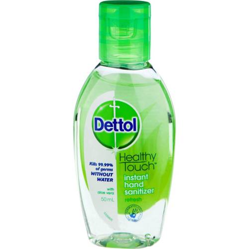 Dettol Liquid Antibacterial Instant Hand Sanitiser Refresh 50mL