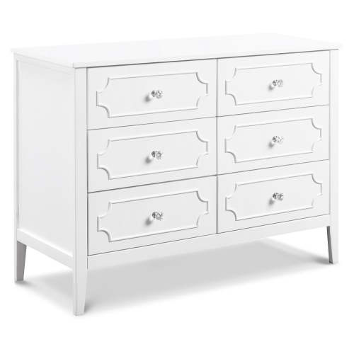Chloe Regency 6-Drawer Dresser Ebony