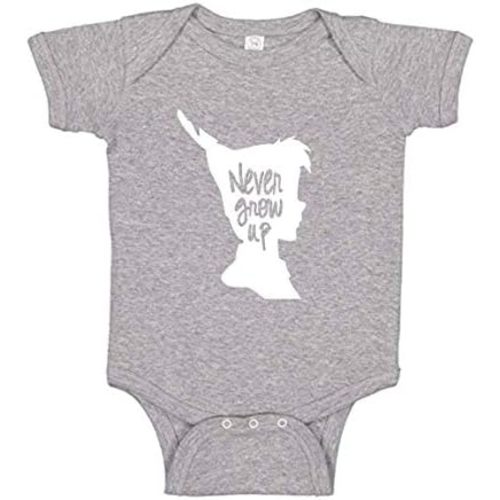 Never Grow Up It's A Trap Premium Baby Boy or Girl Romper for Pan Fans