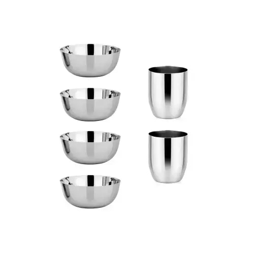 Ahimsa Conscious Cups and Round Bowls Set