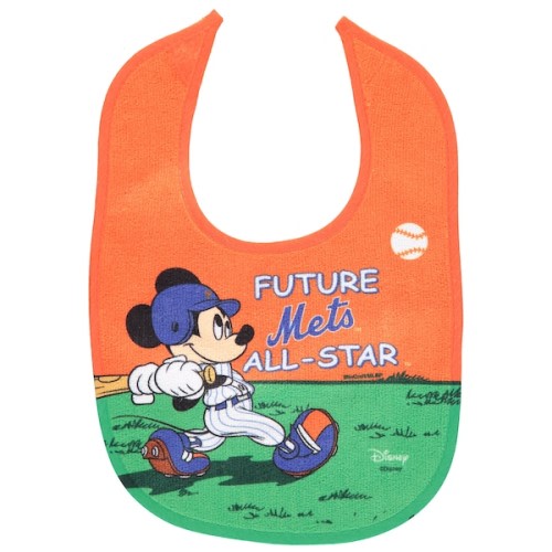 New York Mets WinCraft Disney Mickey All Pro Baby Bib