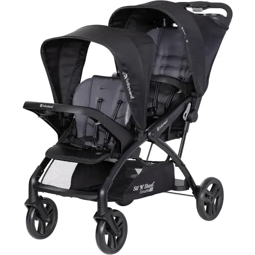 Baby Trend Sit N' Stand® Double 2.0 Stroller, Dash Black