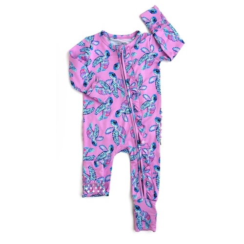 Waverly Sea Turtles RUFFLE ZIP – Gigi and Max