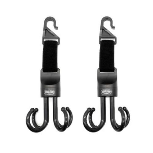 Toddleroo By North States Super Swivel Hooks For Car Or Stroller - 2pk - Black