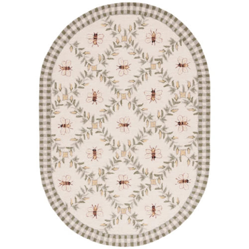 Elara Floral Handmade Wool Area Rug