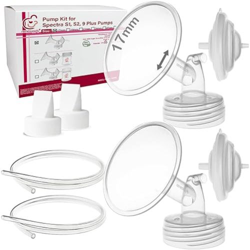 Nenesupply Pump Parts Compatible with Spectra 17mm S1 S2 Breastpumps Not Original Spectra Pump Parts Replacement to Spectra