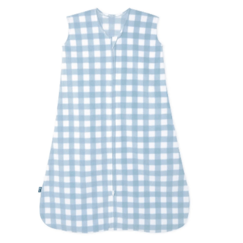 Blue Gingham Micro-Fleece Sleep Sack | Large | HALO