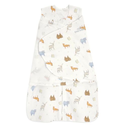 HALO 100% Cotton Sleepsack Swaddle Wrap - Forest Friends - S