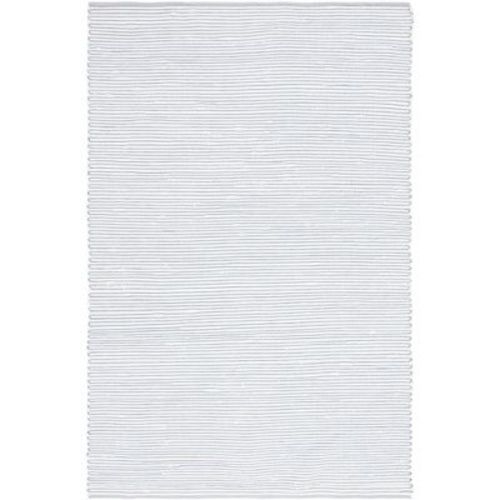 Montauk MTK703 Hand Woven, Flat Weave Indoor Area Rug - Turquoise/Ivory - 5'x8' - Safavieh