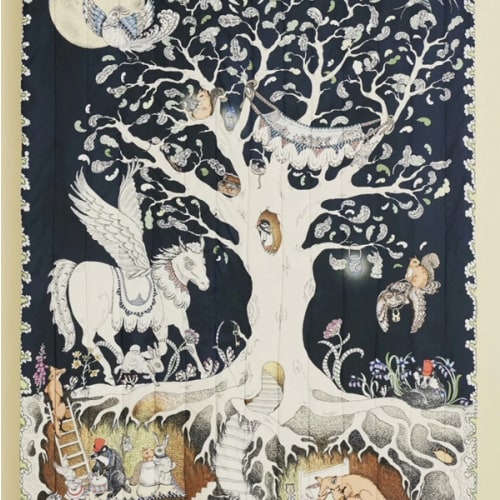 The Enchanted Forest Organic Cotton Quilted Blanket – Forivor