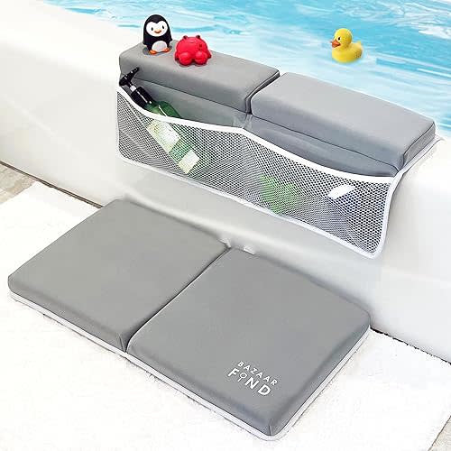 Bath Kneeler and Elbow Rest Pad Set, Comfortable Bath Kneeler, Thick Bath Kneeling Pad for Bathing Baby, Kneeling Pad for Bathing Baby, Baby Bath Kneeler, Kneeling Bath Mat, Bath Knee Pad, Bazaar Find
