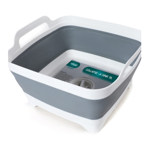 FOSJGO Collapsible Dish Basin with Drain Plug