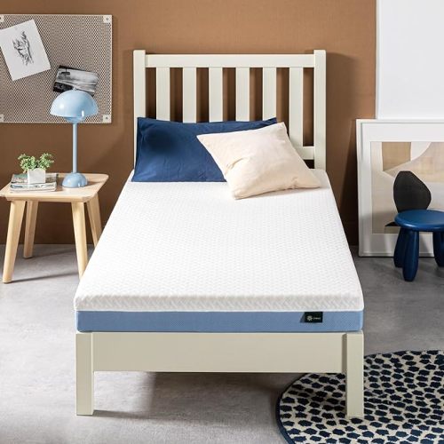 5 Inch Cooling Essential Memory Foam Mattress [New Version], Twin, Fiberglass Free, Medium Feel, Cooling Airflow Memory Foam, Certified Safe Foams & Fabric, Mattress in A Box