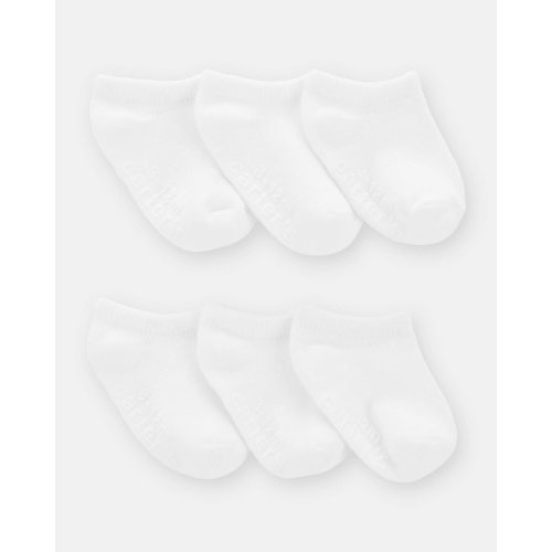 Baby Boy 6-Pack No Show Socks - White - Carter's | Carter's
