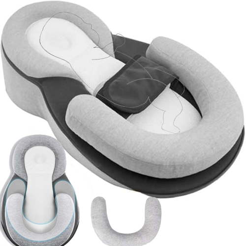 Rest Nest Babe Bed Acid Reflux with Strap, Keesley Rest Nest Babe Bed, for Comfortable Play & Feeding Support