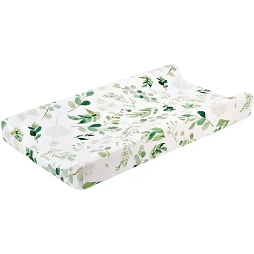 Changing Pad Cover – Ultra Soft Diaper Changing Pad Table Sheets for Girls Boys Pure Cotton Safe and Snug Cradle Sheets Machine Washable Fit 32"/34'' x 16"Pad