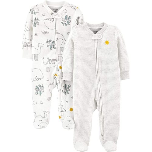 Carter's - Thermal Footed Sleep and Play (Newborn)