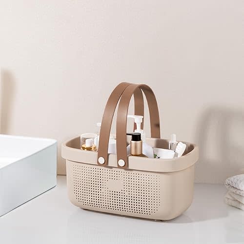 JiatuA Portable Shower Caddy - Beige
