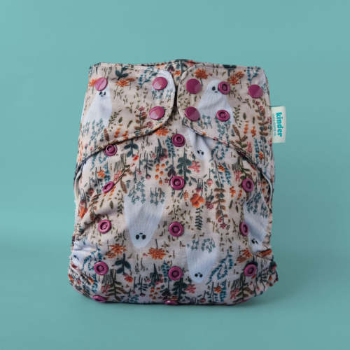Patterned Pocket Cloth Diaper with Athletic Wicking Jersey