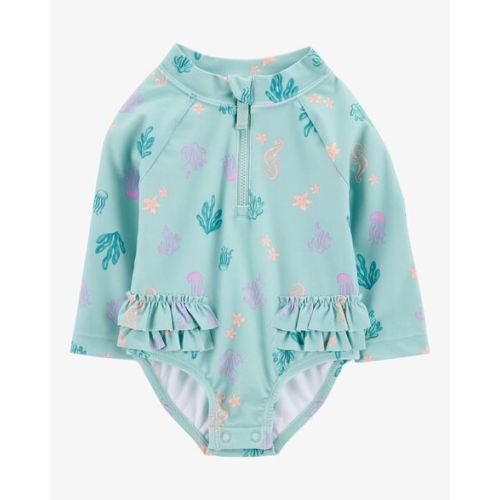 Baby 1-Piece Coral Print Rashguard - Carter's | Carter's