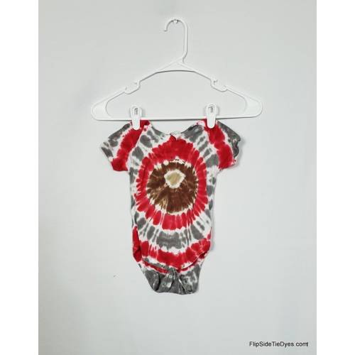 Pick a Size - Baby Buckeye Nut Tie Dye Rainbow Bodysuit