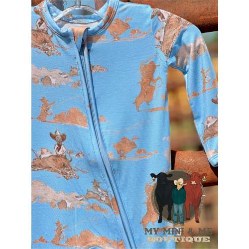 Rabbit Roper Footie Zipper One Piece – MY MINI & ME