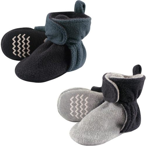 Hudson Baby Unisex-Child Cozy Fleece Booties Slipper Sock