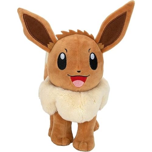 Pokemon Eevee Plush - 8-Inch Soft Plush with Authentic Details