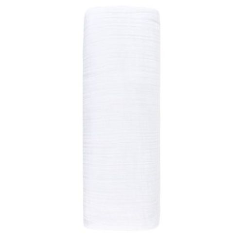 Ely's & Co. Cotton Muslin Swaddle Blanket Dove White 1 Pack