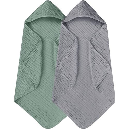 Yoofoss Hooded Baby Towels Soft Absorbent Baby Bath Towel with Hood