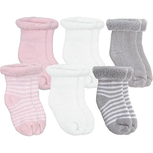 Kushies Newborn Terry Socks