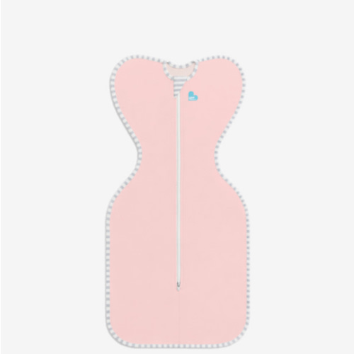 Love to Dream Swaddle UP Self-Soothing Sleep Sack 8-13 lbs., Dramatically Better Sleep, Snug Fit Calms Startle Reflex, 1.0 TOG, Dusty Pink, Small