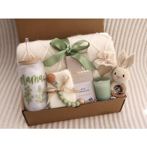 New Mom Care Package, new baby gift box, New Mom Gift Box, Birthday Gift, Self Care Gift for Mom, Gift For Women, Gift For Her
