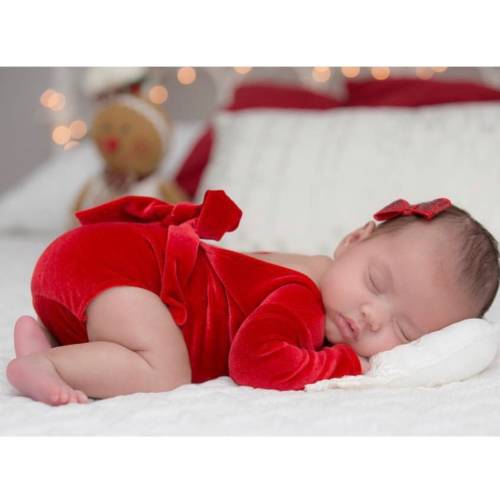Newborn Girl Christmas Outfit, Red Velvet Romper Set, Newborn Girl Photo Outfit, Baby Girl Christmas Outfit, Newborn Girl Coming Home Outfit