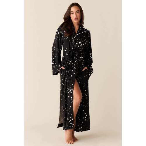 Kaia Kimono Robe | Black Stars – MASONgrey