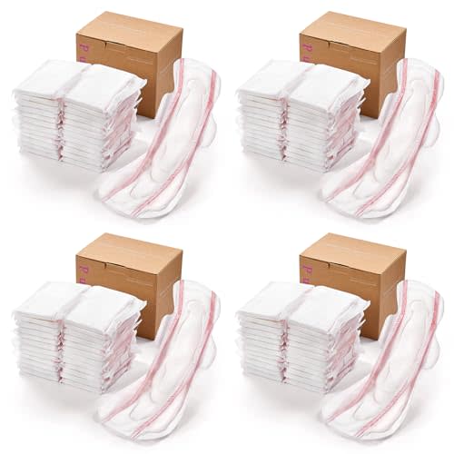 PurComfy Premium Postpartum Pads with Wings, Large Maximum Absorbency Postpartum Maternity Pads Ultra Soft Heavy Flow Secure Leak Protection After Birth, 96ct