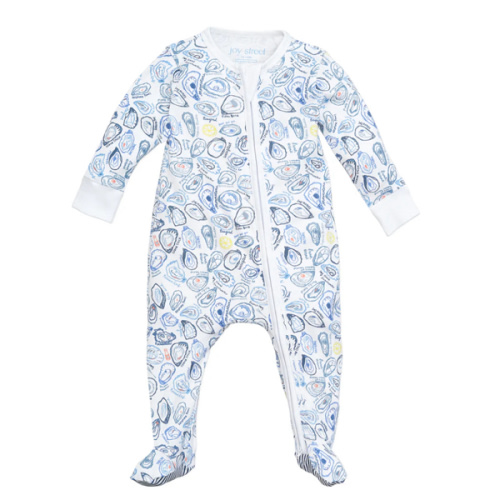 Oysters Zip Baby Onesie | Joy Street Kids