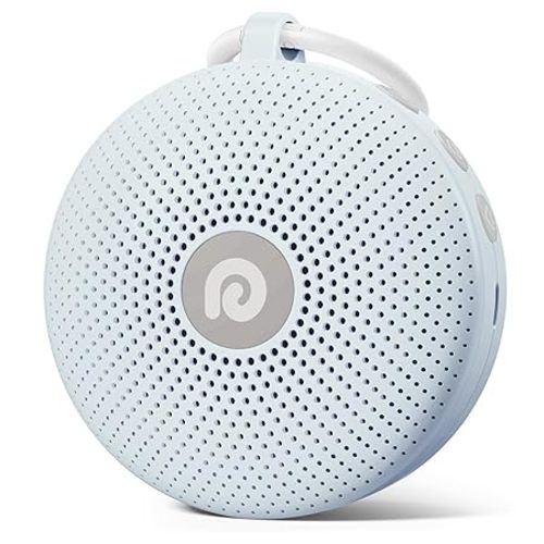 Dreamegg Portable Noise Machine for Baby Adult, Features Powerful Battery, 21 Soothing Sound, Noise Canceling for Office & Sleeping, Sound Therapy for Home, Travel, Registry Gift, Classic White