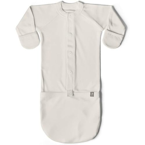 goumikids Viscose Made from Bamboo Organic Cotton Convertible Baby Gown