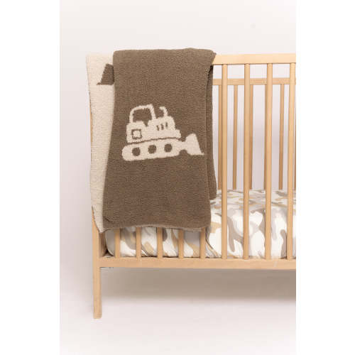 Plush Blanket | Bulldozer
